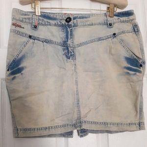 River Island Supreme Jean Mini Skirt